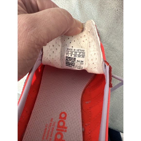 adidas Red and Pink Athletic Shoes - Picture 6 of 7